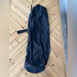 LULULEMON Yoga Mat Bag 16L Water Repellent Black Luxury Sport .